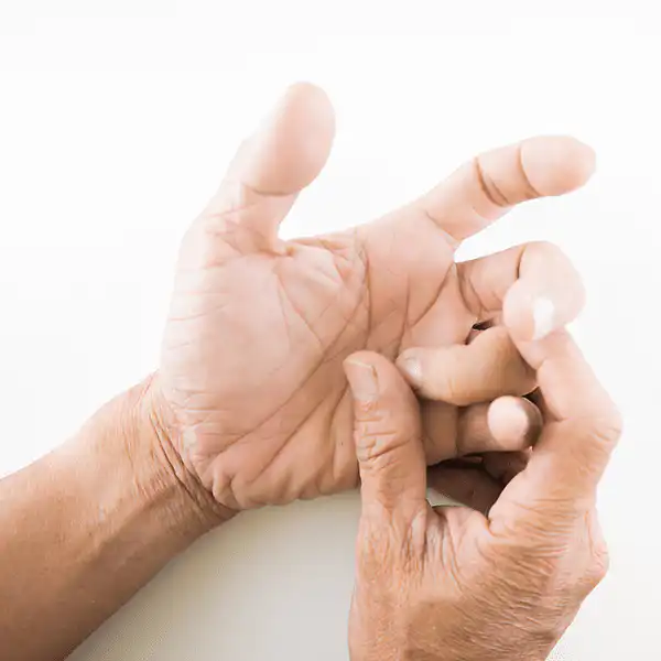 Tratamentul degetului în resort